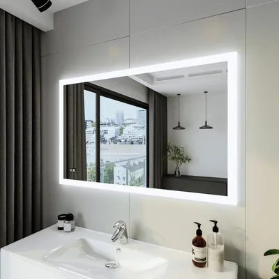 Фотография зеркала в ванной в формате WebP