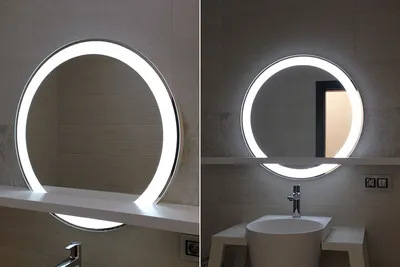 Фото зеркала в ванную с полкой - выберите размер изображения и формат для скачивания