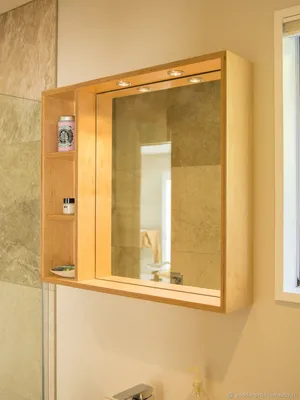Фото зеркала в ванную с полкой - выберите формат для скачивания и размер изображения