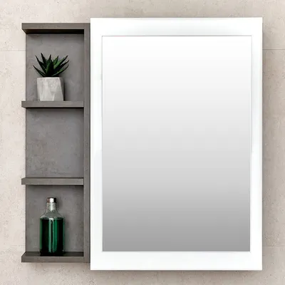 Фото зеркала в ванную с полкой: идеальное дополнение к вашей ванной комнате