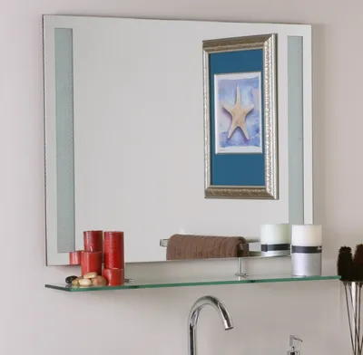 Уникальное зеркало с полочкой для ванной комнаты: хранение и стиль в одном флаконе