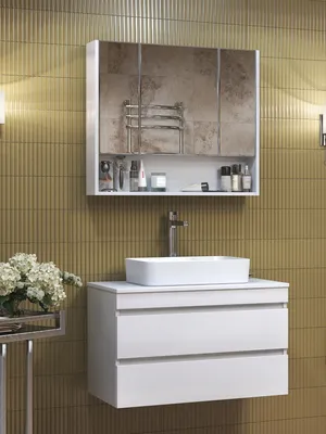 Инновационное зеркало с полочкой для ванной: удобство и эстетика