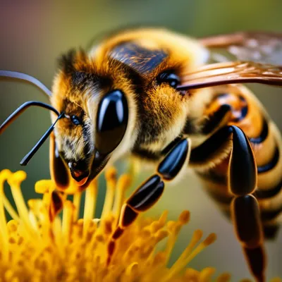 Жало пчелы: красота и опасность на фотографиях