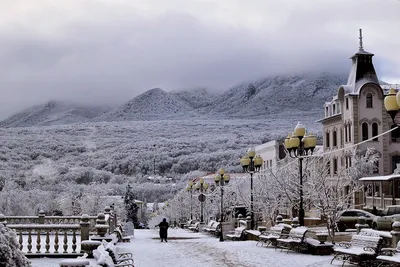 Фотографии зимнего города Железноводска: Выберите размер фото