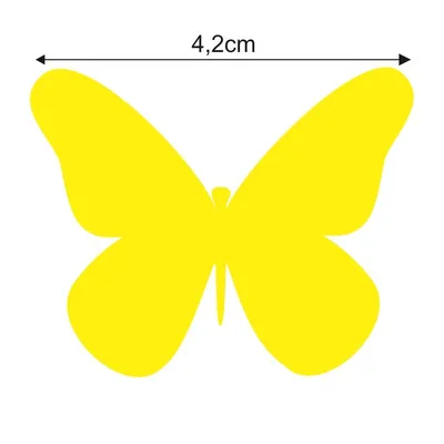 Фотография желтых бабочек с использованием фильтров
