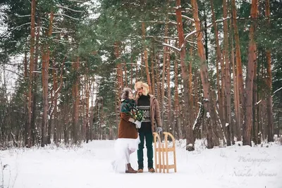 Волшебная зимняя свадьба: Жених и Невеста