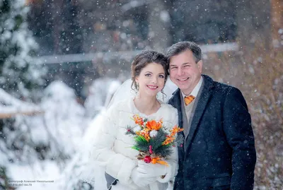 Зимний брак в кадрах: Фотографии Жениха и Невесты
