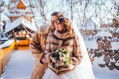 Зимняя свадьба в объективе: Фото истории любви