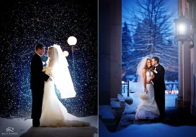 Ледяные струны сердца: Зимние свадебные кадры