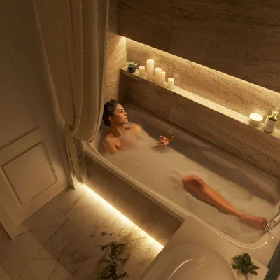 3) Женщина в ванной: Фотографии в Full HD и 4K разрешении для скачивания