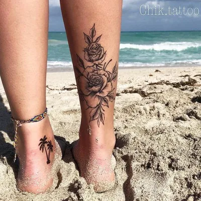 Татуировки на ноге: 20 идей для стильных и модных женщин
