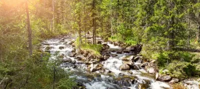 Арт с Жигаланскими водопадами