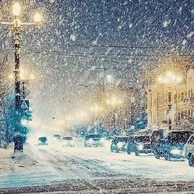 Зима идет снег: Размер по вашему выбору - фото в формате JPG