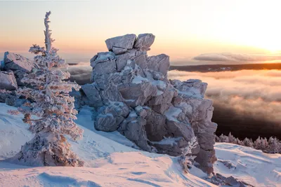 Уральская зима: Фото для печати в JPG
