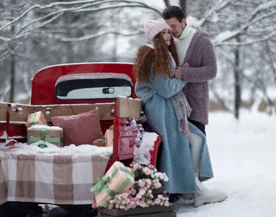 Изображение Зимняя романтика: Отберите идеальный формат для скачивания.
