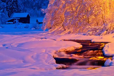 Зимние пейзажи: изображения в разных форматах для скачивания