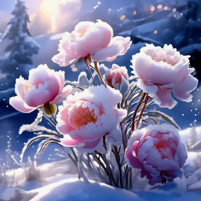 Фото зимних цветов: скачайте изображения в нужном формате