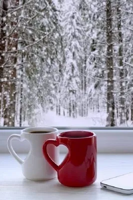 Изображение Зимнего утра: Кофе и уют