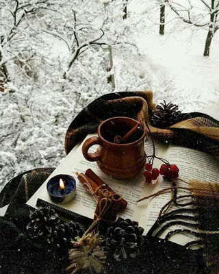 Изображение утра: Зимний кофе в WebP