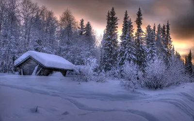 Ледяные чудеса Финляндии: Выберите свой размер и формат скачивания изображения