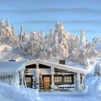 Белоснежные просторы: Изображения зимы в Финляндии в разных размерах и форматах