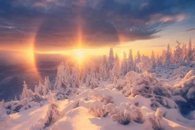 Зимние горы на фото: впечатляющие виды в полном HD качестве