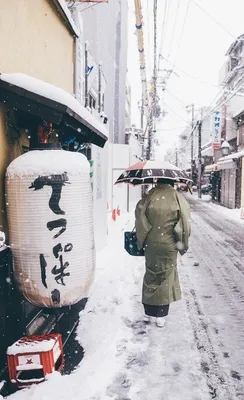 Зимние зарисовки Японии: Красочные снимки