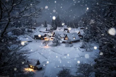 Фотографии зимней природы в Японии: Разнообразие размеров