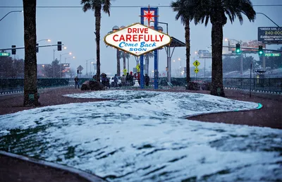 Лос-Анджелес в снегу: Изысканные зимние изображения