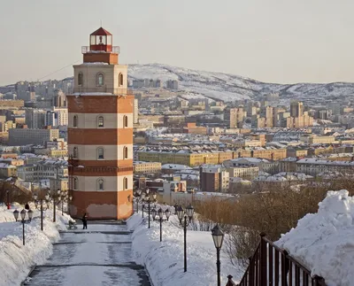 Зимний Мурманск: Красота зимы на фото