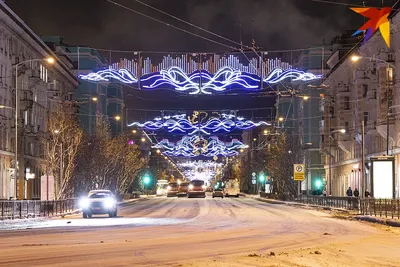 Зимняя атмосфера Мурманска: Фотографии зимних моментов