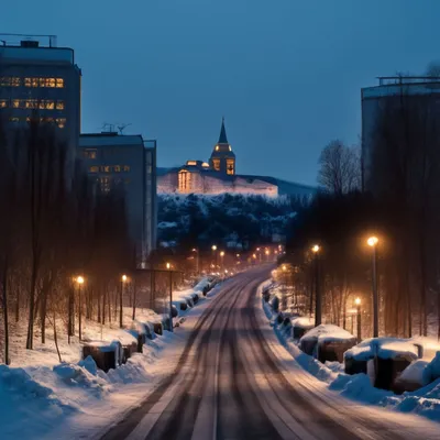 Зимний Мурманск: Изображения зимы для скачивания