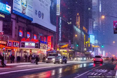 Фотки Зимы в Нью-Йорке: Зимние виды города