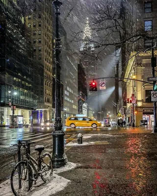 Фотки Зимы в Нью-Йорке: Заснеженные достопримечательности