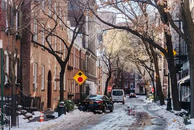 Зима в нью йорке фотографии