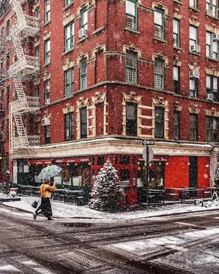 Фотография Зимы в Нью-Йорке: Зимние городские пейзажи