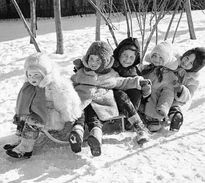 Зимние дива Советского Союза: Фотографии эпохи