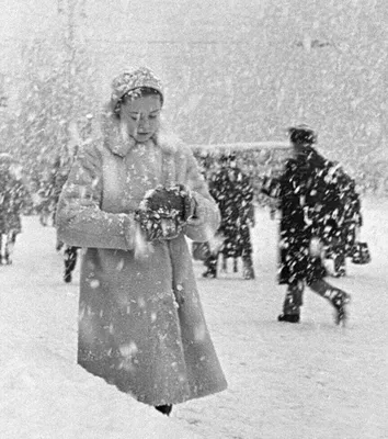 Зимние пейзажи давно минувших дней: Фото Советской зимы