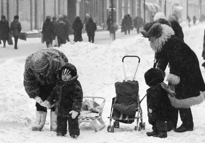 Зимние впечатления: Фото снега и мороза в СССР