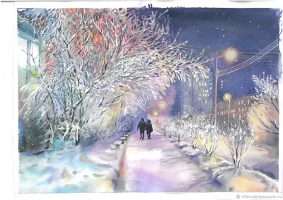Зимние вечерние зарисовки: Красивые картинки для вашего выбора