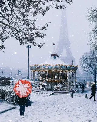 Зимние впечатления в фотографиях Франции
