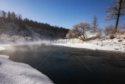 Замороженная красавица: фото Зимней реки волшебно притягивает взгляды