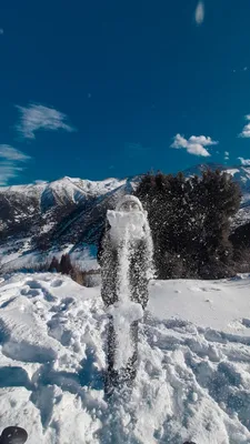 Фотографии зимнего великолепия горской местности