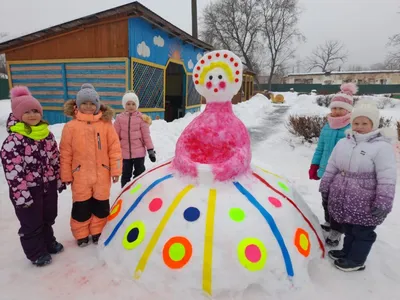 В хорошем качестве изображения снежных построек