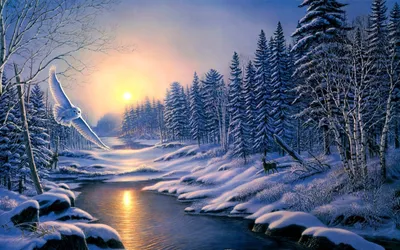 Фотографии зимней сказки: Красивые заснеженные пейзажи