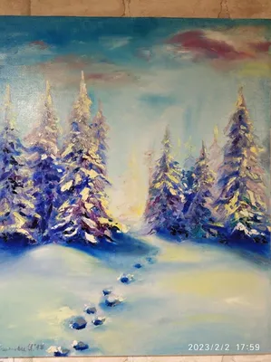Картина природы: зимний лес во всей своей великолепной красоте