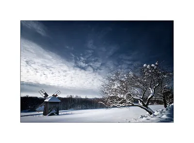 Зимний рай: Фотографии зимнего пейзажа, вдохновляющие красотой