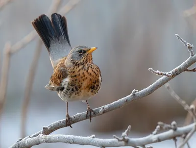 Зимние обители птиц: Изображения высокого качества