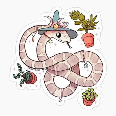 Картинка змеи, размер маленький, формат jpg