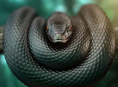 Картинка змеи, размер маленький, формат jpg